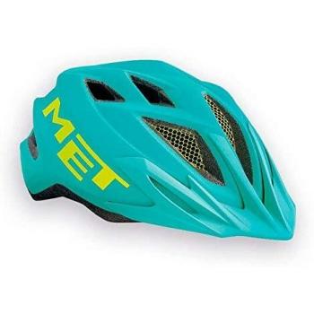 MET Crackerjack Casco de Ciclismo, Niños, Verde, 52-57 cm