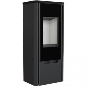 Estufa de leña Kratki Enyo 6 kW, acero, potencia de 6 kW