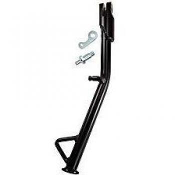 Caballete Lateral Negro Adaptable para Rieju MRT 50/125 Marathon/Tango con Eje y Placa