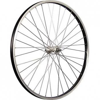 Rueda 26 pulgadas Rueda delantera Aluminio Bicicleta RIM Bordado de acero inoxidable Black