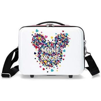 Disney Minnie Magic Nececer Adaptable Blanco 29x21x15 cms ABS