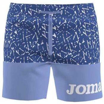Bañador bermuda hombre Joma Pints royal azul, características: tejido de secado rápido, diseño moderno, cintura elástica con cordón ajustable, bolsillos laterales y trasero, ideal para actividades acuáticas y uso en la