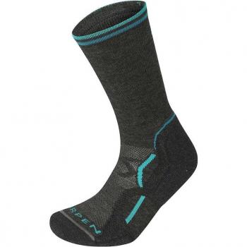 Calcetines de mujer Lorpen Light Hiker Eco, color negro y azul, talla S