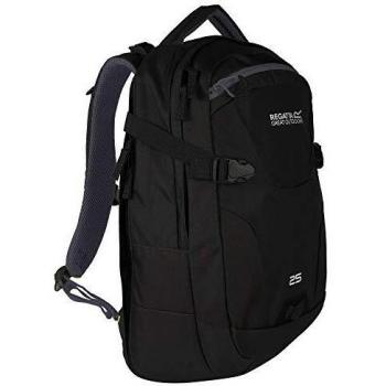 Regatta Paladen - Mochila acolchada para hombre, Hombre, Mochila, EU136 06N000, Negro/Ébano, 25 Litros