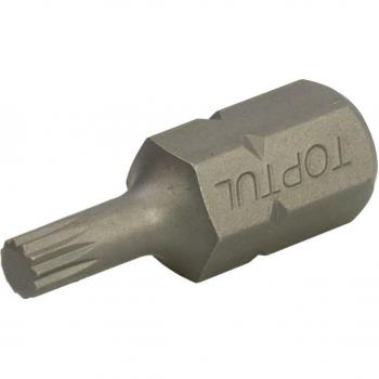 Punta de destornillador hexagonal TORX TOPTUL 10 mm M5, 12-kant y Punta de atornillar TOPTUL FSFA1205