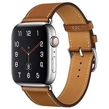 MroTech Correa Cuero Watch 40mm Serie 4 Correa Watch 38mm Serie 3 Serie 2 Serie 1 Piel Genuino Repuesto de Pulsera para Watch Sport Edition Nike+ Banda de Reloj de Cuero