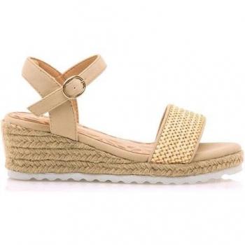 Sandalias de niña Mustang Padme beige con cuña
