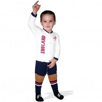 Supportershop – Inglaterra Pijama Mixta bebé, Angleterre, Blanco, XL