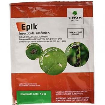 Sipcam Jardín SIPC0024 Insecticida Sístémico Polvo Soluble en Agua, 10g