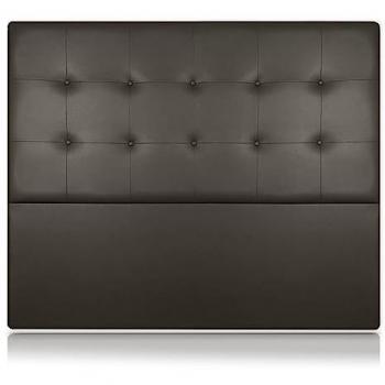 Cabecero Atenea Tapizado en Polipiel Chocolate 190x120cm, Altura 120cm