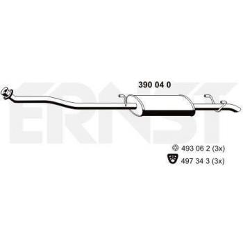 Silenciador Intermedio ERNST 390040 para Mercedes-Benz Sprinter 3-T Van