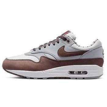 Nike Air Max 1 Premium Sneakers Unisex Gray Size 38.5
