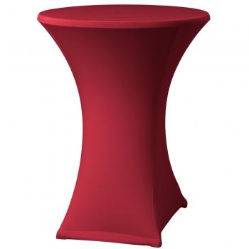 Dena 023292 Funda tramo para mesa de pie Samba D2, Diametro 80-85 cm, Burdeos