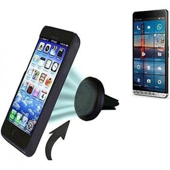 Coche universal del teléfono móvil / GPS / navegación titular del dispositivo por ejemplo, para HP Elite x3 ventilación Holder soporte de rejilla soporte para teléfono magnética HP Elite x3 Mini Car Air Vent titular Smartphone magnético. Fácil de 