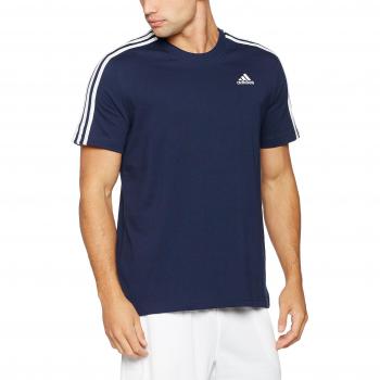 adidas Ess 3S Tee Camiseta, Hombre, Azul