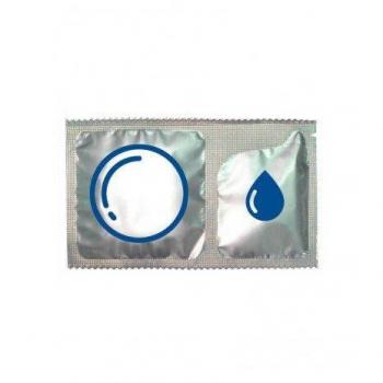 Control Preservativos 2 en 1 Touch&Feel con Lubricante Integrado, 6 Unidades