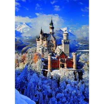 Puzzle Invierno Castillo Neuschwanstein 1000 Piezas