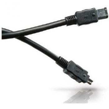 Conceptronic C05-077 Cable Firewire con 4 a 6 Pins, 400 Mbps, 1.8 Metros