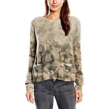 Cream Camu Pullover-Chaleco Mujer,  
 Braun