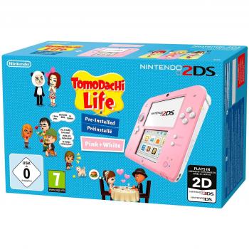 Nintendo 2Ds: Console Rosa/Bianco + Tomodachi Life [Bundle] [Importación Italiana]