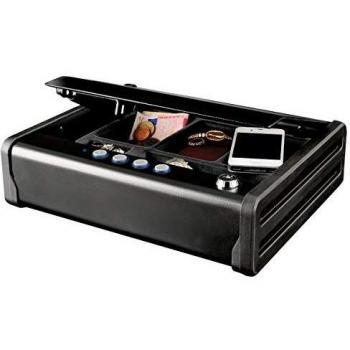 Master lock caja fuerte compacta combinacion y llaves mld08e ideal para objetos de valor dispositivos electronicos pequenos arma corta