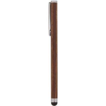 Stylus de Madera para Pantallas Táctiles - Nuez/Metal
