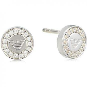 Emporio Armani EG3053 - Pendientes de plata de ley con circonita
