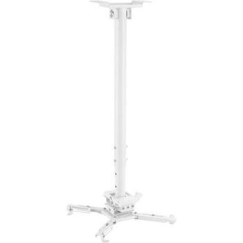 Soporte de Techo para Proyectores Ajustable 75-115cm Blanco