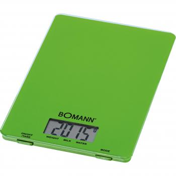 Bomann KW 1515 CB – Báscula de Cocina, Color Verde