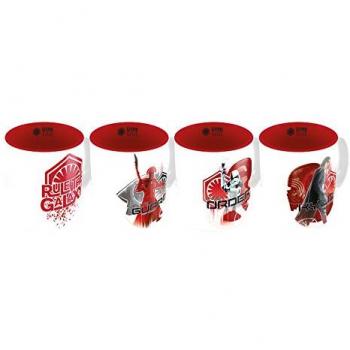 Star Wars Set de Mini Tazas, Cerámica, Multicolor, 5.5 cm, 4