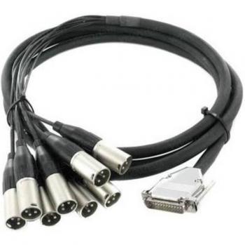 Cymatic Audio UTRACKDB25-8XLR Cable Splitter for uTrack24 Recorder - DB25 to 8 XLR Female, 6.6'