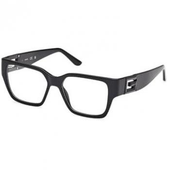 Guess GU2987 001 54 Black Cat Eye Glasses, Black unisex, Size: 54 MM