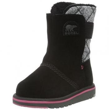 Sorel Childrens Rylee, Botas de Nieve para Niñas, Negro