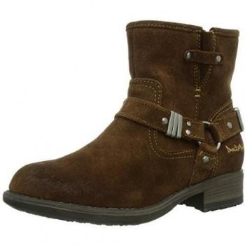 Dockers 358430-141020 - Botas de cuero para niña marrón Braun