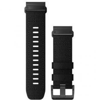Correa de Reloj Garmin QuickFit 26mm Nylon Táctico Negro para Smartwatches