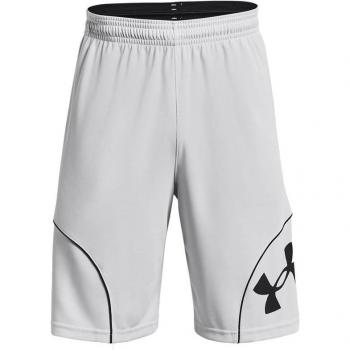 Pantalón corto deportivo Under Armour Perimeter 28 cm para hombre (Blanco)