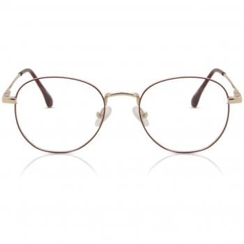 Montura Completa Metálica Dorada para Hombre - Gafas Recetadas Anti-Azules - SmartBuy Collection