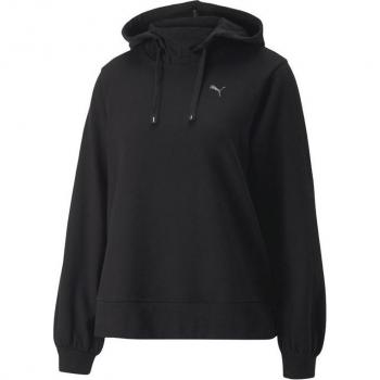 Sudadera con Capucha Mujer Puma Negro