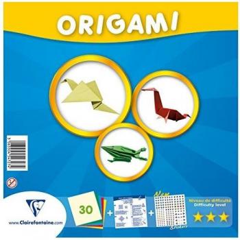 Clairefontaine Kit de nivel de Touch Advanced Origami de papel, multicolor, 20 x 20 cm, hojas de 30