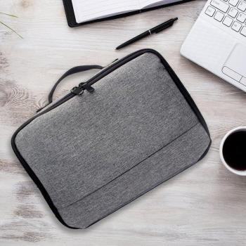 Bolsa de transporte y almacenamiento portátil gris para proyectores y accesorios, organizador universal