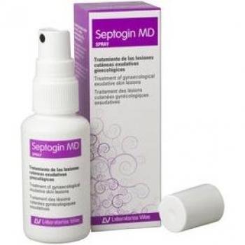 Septogin Spray Antiséptico 50 ml - Spray antiséptico, formato de 50 ml, acción bactericida y fungicida, indicado para desinfectar heridas y quemaduras menores