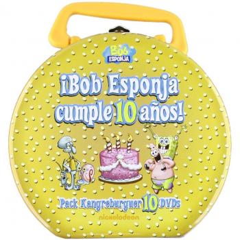 Pack Bob Esponja cumple 10 años Estuche metálico DVD