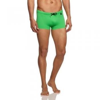 HOM - Bañador de natación, color verde 1690, talla small