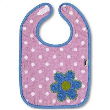 Sterntaler babero con velcro diseño Katharina la mariquita de lunares rosa