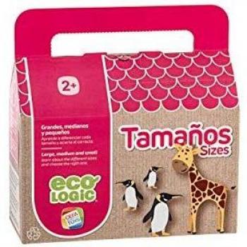 Cefa Toys- Eco Logic Tamaños Juego de Fichas, Multicolor