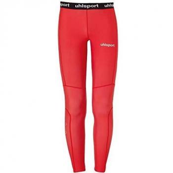 uhlsport Distinction Pro Long Tights Shorts De Entrenamiento, Unisex niños, Red, 116