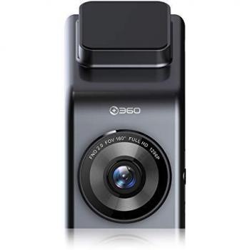 360 G300H Premium Video de la cámara del Coche dashcam Lleno HD 1296P con 160 ° Lente Gran Angular, Visión Nocturna en Color, detección Movimiento, Monitor Coche, grabación en Bucle,G-Sensor.
