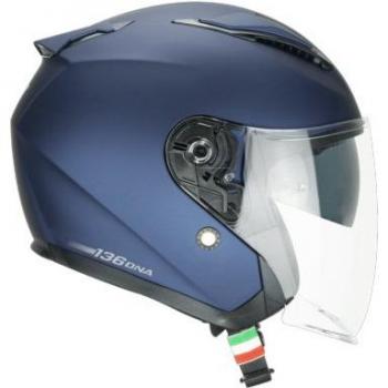Casco Moto Jet CGM 136A Dna Mono Azul Satinado Talla L