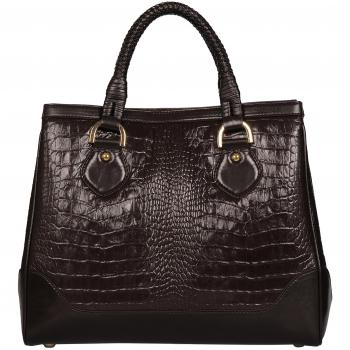 SILVIO TOSSI - Swiss Label Bolso asa de mano Marrón Oscuro