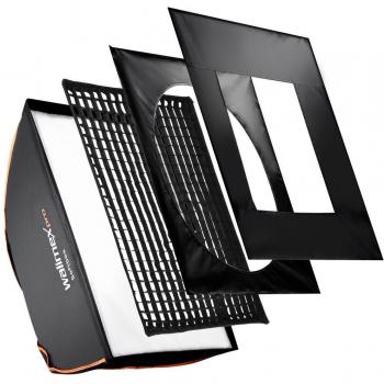 Walimex Pro Softbox Plus Orange Line 75x150 - Accesorio para cámara
